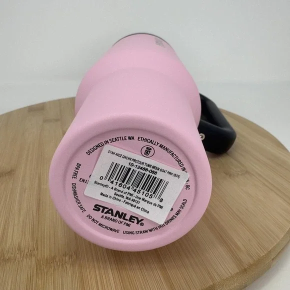 Stanley Messi GOAT Quencher ProTour Tumbler 40oz Pink Insulated Handle Lid Straw - Picture 10 of 12